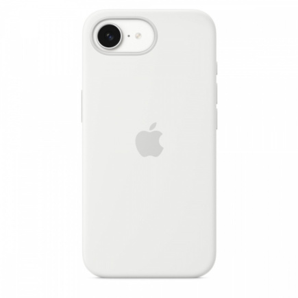 Apple Silicone case for iPhone 16e - Valge