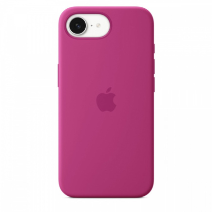 Apple Silicone case for iPhone 16e - Fuchsia
