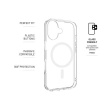 Fixed Back cover | Apple | iPhone 17 | TPU/PC | Transparent | MagPure FIXPUM-1600-TR