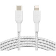 Belkin Lightning/USB-C Kabel ummantelt mfi 1m weiß