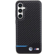 BMW | BMHCS23FE22NBCK | Back cover | Samsung | Galaxy S23 FE | Leather Carbon | Black BMHCS23FE22NBCK