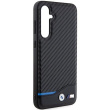 BMW | BMHCS23FE22NBCK | Back cover | Samsung | Galaxy S23 FE | Leather Carbon | Black BMHCS23FE22NBCK