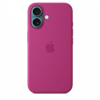 Apple Silicone case with MagSafe for iPhone 16 - vivid pink