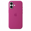 Apple Silicone case with MagSafe for iPhone 16 - vivid pink