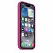 Apple Silicone case with MagSafe for iPhone 16 - vivid pink