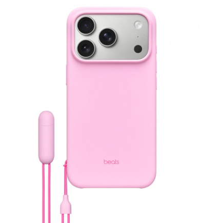 Apple Beats iPhone 17 Pro Kickstand Case with MagSafe and Camera Control - Pebble Pink