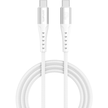 4smarts USB-C Kabel PrimeCord 60W 1.5m. wei