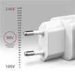 AXAGON Wallcharger 2x port (USB-A + USB-C), 20W | ACU-PQ20W ACU-PQ20W
