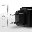 AXAGON Dual wallcharger 240V/2x USB port QC3.0/AFC/FCP and 5V-1.2A, 24W | ACU-QS24 ACU-QS24