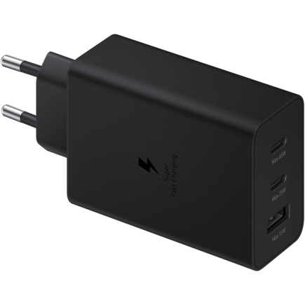 Samsung Power Adapter Trio 65W Netzteil ohne Datenkabel USB Type-C Black