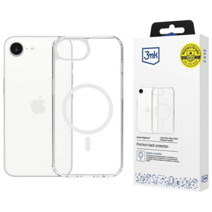 3MK Armor MagCase iPhone 16 e MagSafe clear
