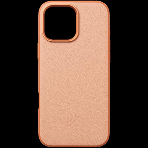 iPhone 16 Pro Max Leather Case Sunset Apricot
