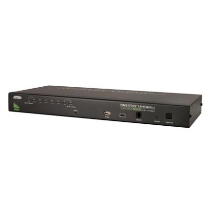 Aten | 8-Port PS/2-USB VGA KVM Switch with Daisy-Chain Port and USB Peripheral Support | CS1708A | Warranty 24 month(s)