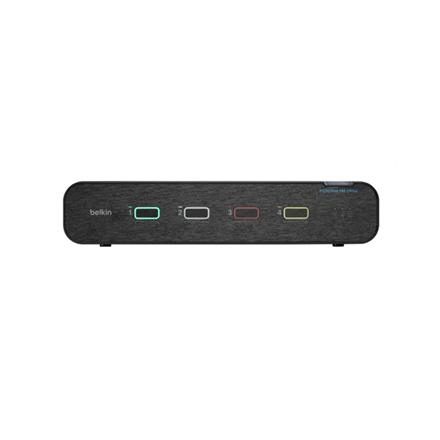 Belkin Universal 2nd Gen Secure KVM Switch, 4-Port, Dual Head, No CAC