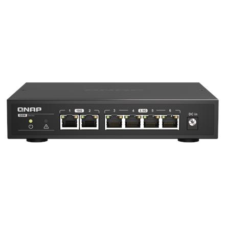 QNAP | Switch | QSW-2104-2T Plug and play suited for SOHO and professionals | 12 W