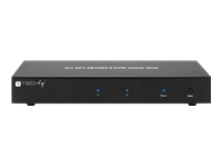 TECHLY 101928 Techly 2-port DisplayPort/USB dual-monitor KVM switch 2x1 with audio