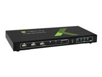 TECHLY 028702 Techly 4-port HDMI/USB KVM switch 4x1 with audio