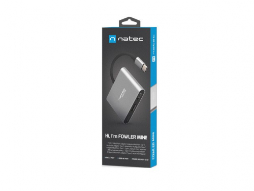 NATEC MULTI PORT FOWLER MINI (USB-C PD, HDMI 4K)