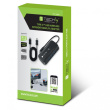 Techly IDATA USBC-HUB5WL AV extender AV transmitter & receiver Black