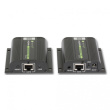 Techly IDATA EXT-E70POED AV extender AV transmitter & receiver Black