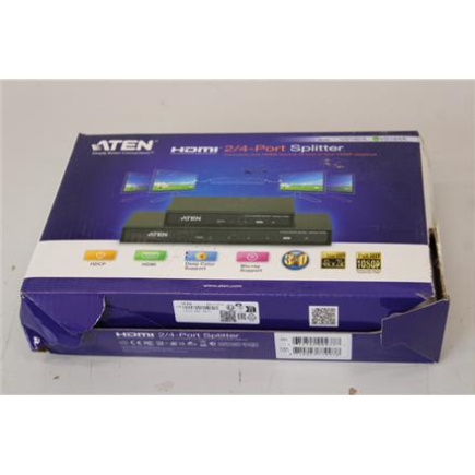Renew.  | Aten | 4-Port 4K HDMI Splitter | VS184A | DAMAGED PACKAGING