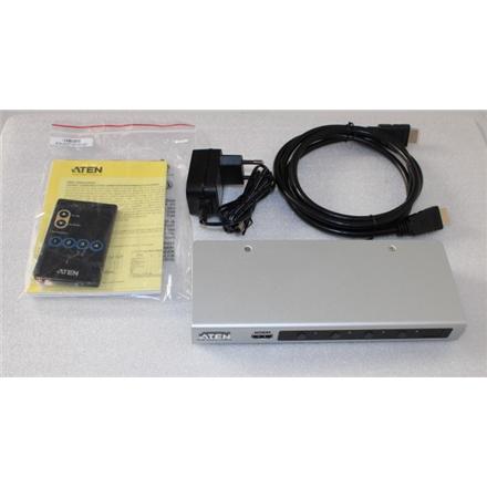 Восстановленный. Aten VS481B 4-Port 4K HDMI Switch UNPACKED | Aten | 4-Port 4K HDMI Switch | UNPACKED