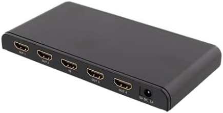 HDMI splitter DELTACO HDMI 2.0 Splitter 1 Device to 4 Displays HDMI 2.0 4K Ultra HD 3D HDCP 2.2 / Power adapter included / 4K 60Hz