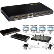 Techly Splitter HDMI 2.0 4K UHD 3D 4-way