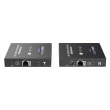 Techly IDATA-EXT-676 AV transmitter & receiver Black