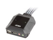 ATEN 2-Port USB DP Cable KVM Switch CS22DP