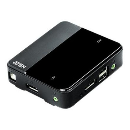 Aten 2-Port USB DisplayPort/Audio KVM Switch (4K UHD Supported) | Aten | 2-Port USB DisplayPort/Audio KVM Switch (4K Supported and Cables included)