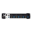 Aten 4-Port USB 3.0 4K HDMI KVMP Switch with Audio Mixer Mode | CS1824