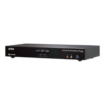 Aten 2-Port USB 3.0 4K HDMI Dual Display KVMP Switch | CS1842