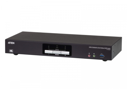 ATEN 2-Port USB 3.0 4k DP Dual Display KVMP Switch