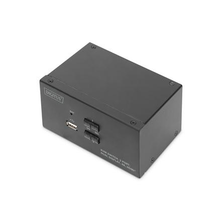Digitus KVM Switch, 2 Port, Dual Display, 4K, HDMI | DS-12860