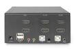 Digitus KVM Switch, 2 Port, Dual Display, 4K, HDMI®