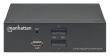 Manhattan DisplayPort 1.2 KVM Switch 2-Port, 4K@60Hz, USB-A/3.5mm Audio/Mic Connections, Cables included, Audio Support, Control 2x computers from one pc/mouse/screen, USB Powered, Must, Three Year Warranty