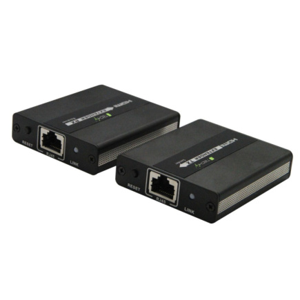 Techly IDATA EXT-E71 AV extender AV transmitter & receiver Черный
