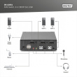 Digitus KVM Switch, 2x1 DS-12851
