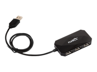 NATEC NHU-0647 Natec USB HUB 4-Port LOCUST USB 2.0, Black