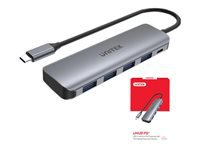 UNITEK Hub Active USB-C 4X USB 3.1 Gen1 microUSB H1107A