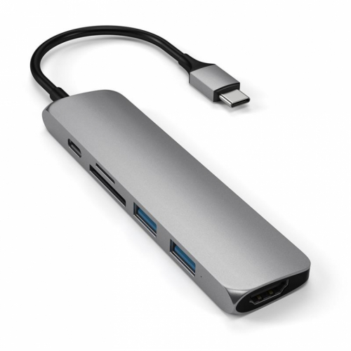 USB-C jagaja Multi-port 4K + SD-lugeja Satechi / ST-SCMA2M