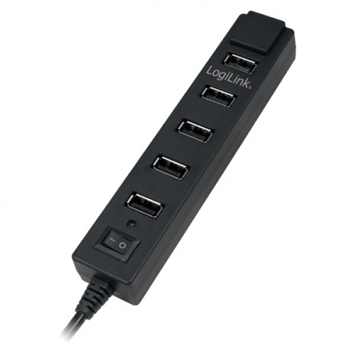 LogiLink 7-Ports Hub USB 2.0 with on / off switch