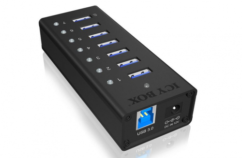 IcyBox IB-AC618 active 7 port USB Hub