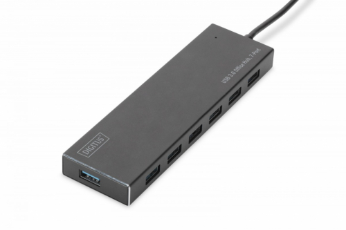 Digitus Hub 7-port USB 3.0 SuperSpeed., power supply, aluminum