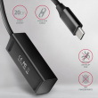 AXAGON MINI hub HUE-M1C 4x USB3.2 Gen 1, metal, 20cm USB-C cable