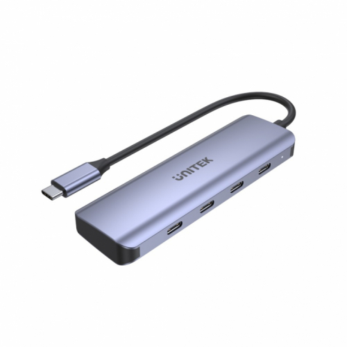 Unitek HUB USB-C 3.1 4x USB-C; 5 Gbps; 15cm