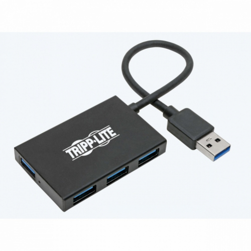 Eaton 4-Port Slim Portable USB-A Hub - USB 3.2 Gen 1, Aluminum Housing U360-004-4A-AL
