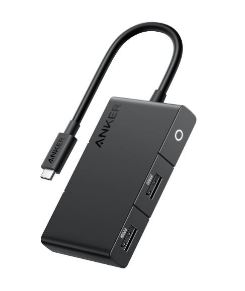Anker 332 USB-C 5-in-1 4K HDMI Single Display Hub Black