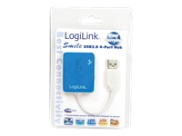 LOGILINK UA0136 LOGILINK - Hub USB 2.0 smile blue